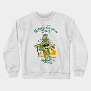 Black lagoon beach Crewneck Sweatshirt